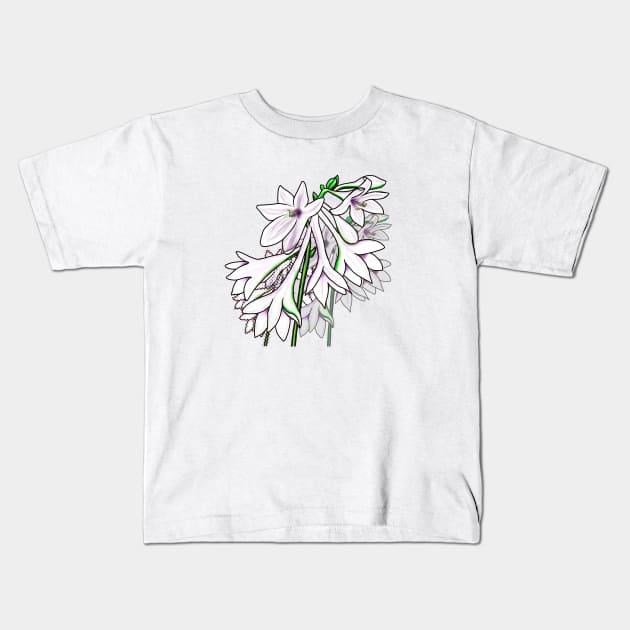 Hosta Bouquet Kids T-Shirt by Kirsty Topps